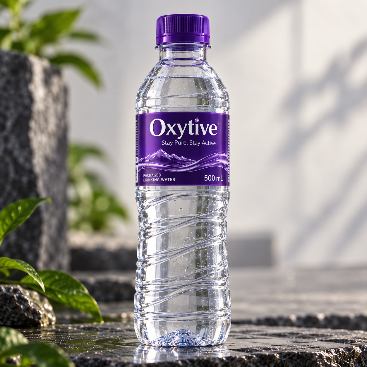 OXYTIVE 500 ML packaged drinking water bottle